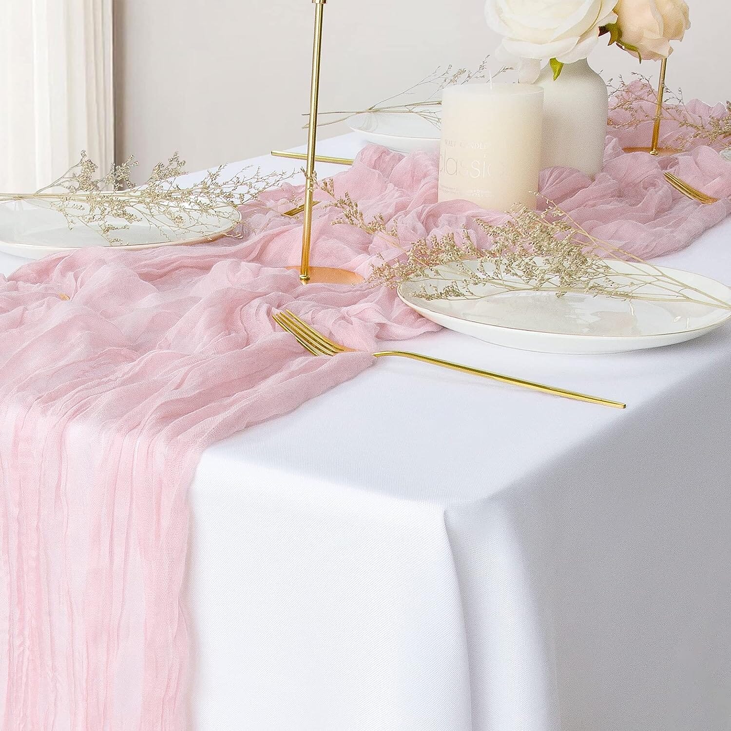 Polyester Crinkle Table Runner Cheap Sale Many Kinds Of