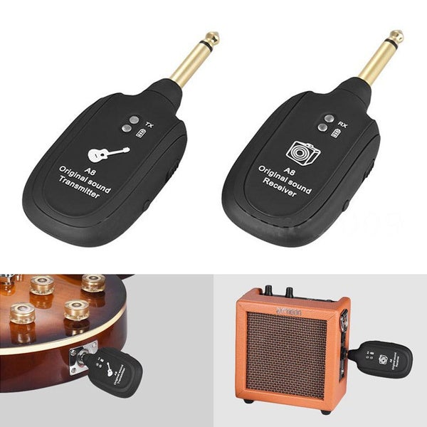 UHF Guitar Wireless System Transmitter Receiver Cheap Fashion Style