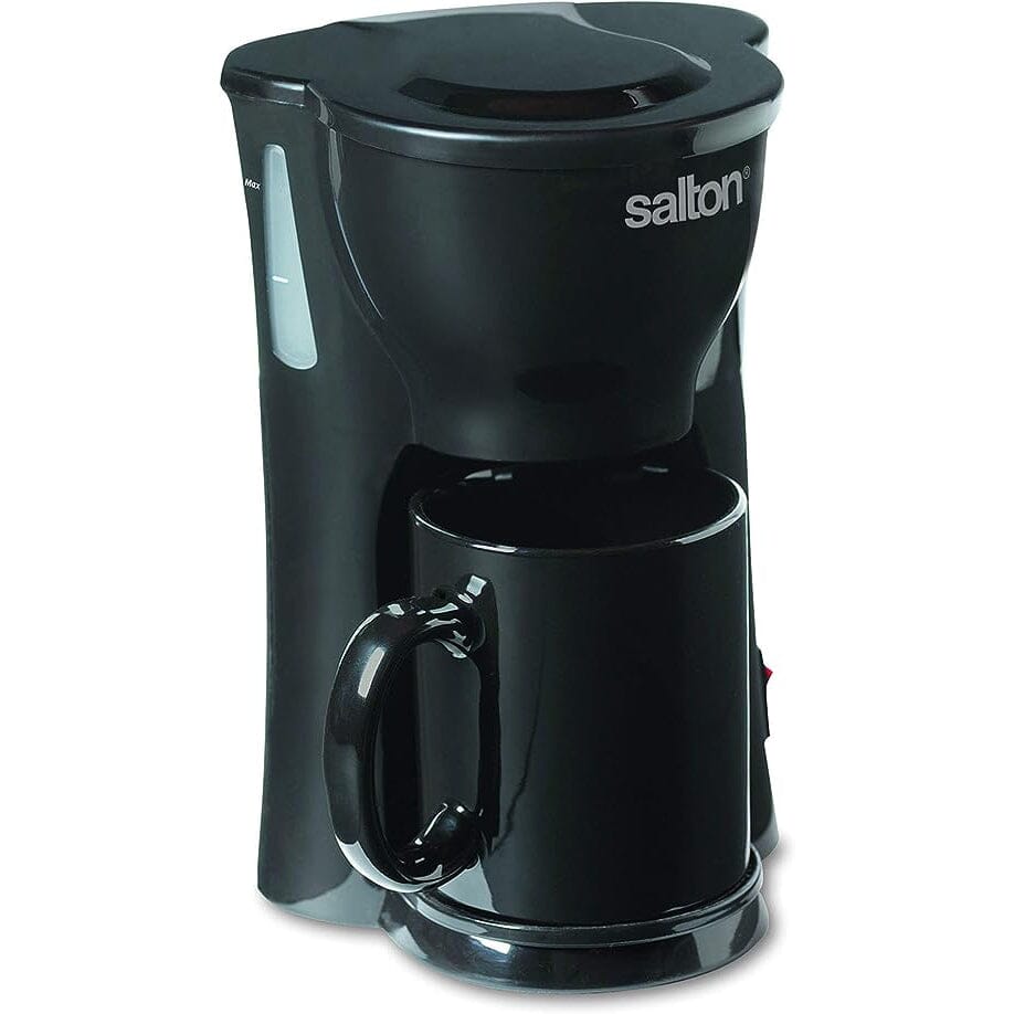 Salton Space Saving 1 Cup Coffeemaker - Black Free Shipping Real