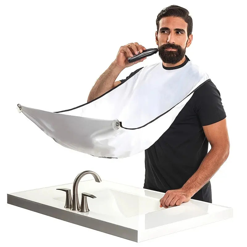 2-Pack: Beard Shave Apron Bib Trimmer Holder Rack Get Authentic Cheap Pice