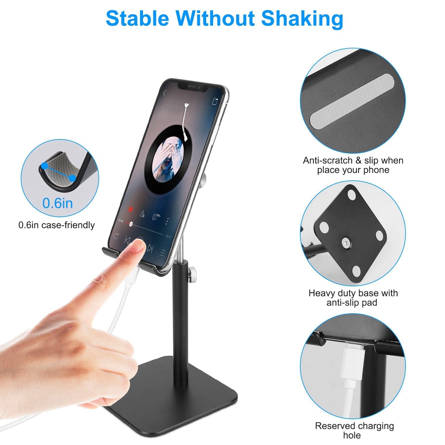 Adjustable Cellphone Tablet Stand Nicekicks