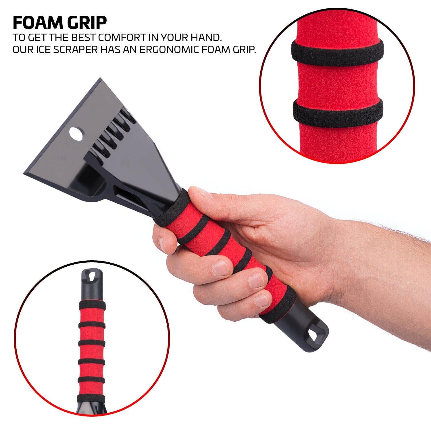 Ice Scraper & Crusher Tool, For Ice & Snow Removal Anti-Scratch Sale Best Wholesale