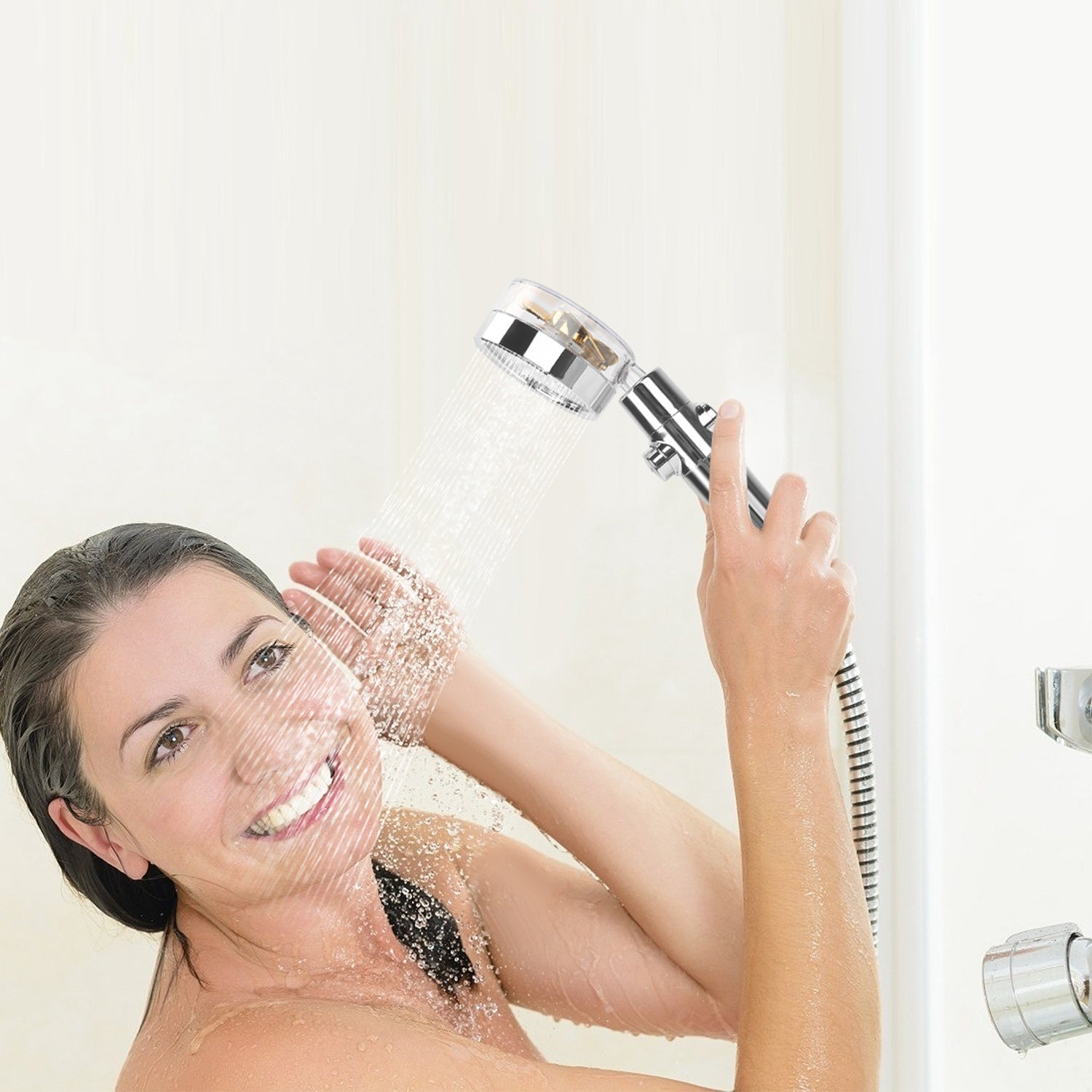 High Pressure Shower Head 360∞ Rotating Water Saving Handheld Shower Head Discounts Sale Online