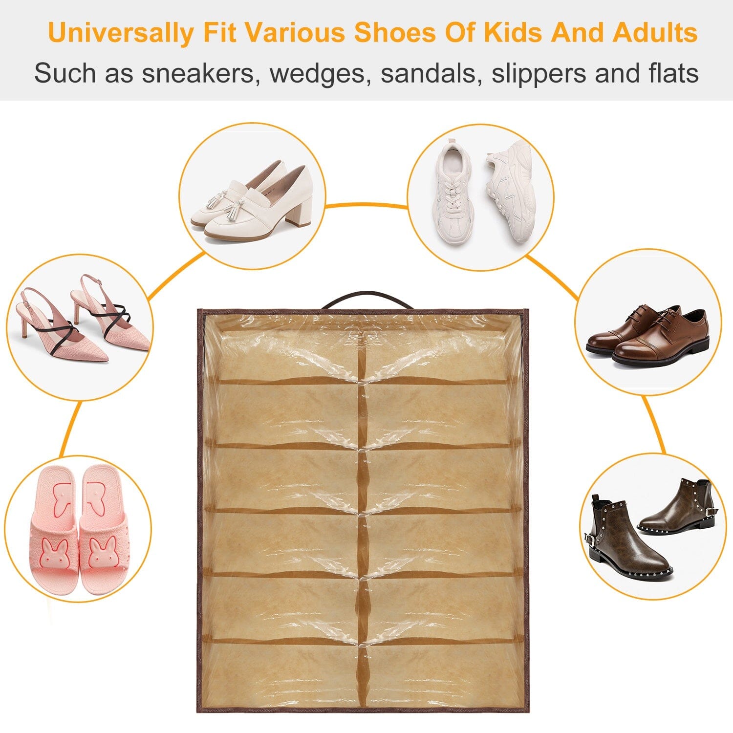 12 Cells Under the Bed Shoes Organizer Sale Manchester Great Sale