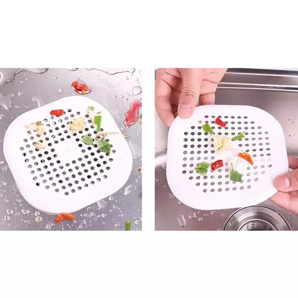 2-Pieces: Bathroom Kitchen Waste Sink Strainer Hair Filter Drain Net Catcher Cover Official Online