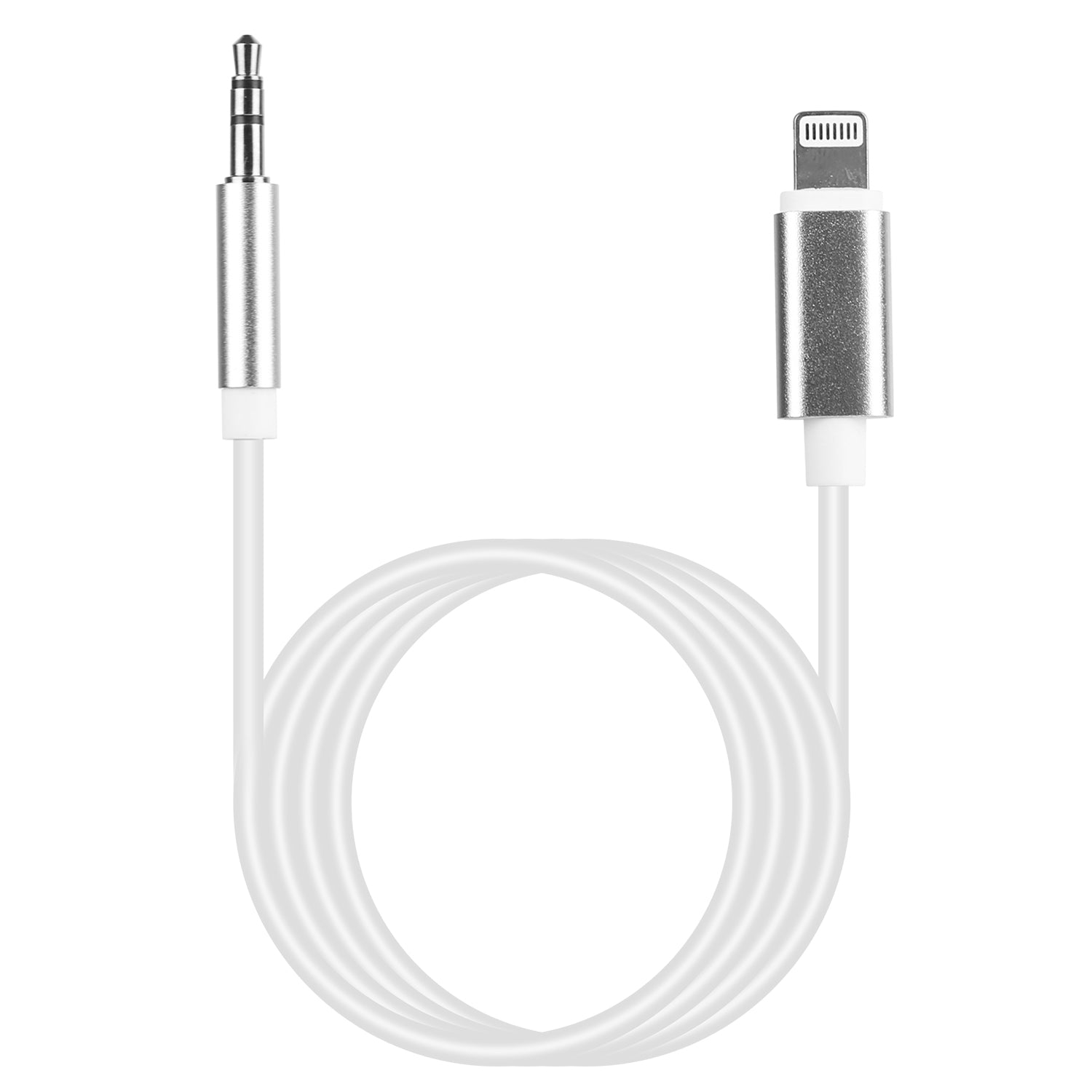 iOS 8 Pin to 3.5mm Aux Audio Adapter Cord Outlet Supply