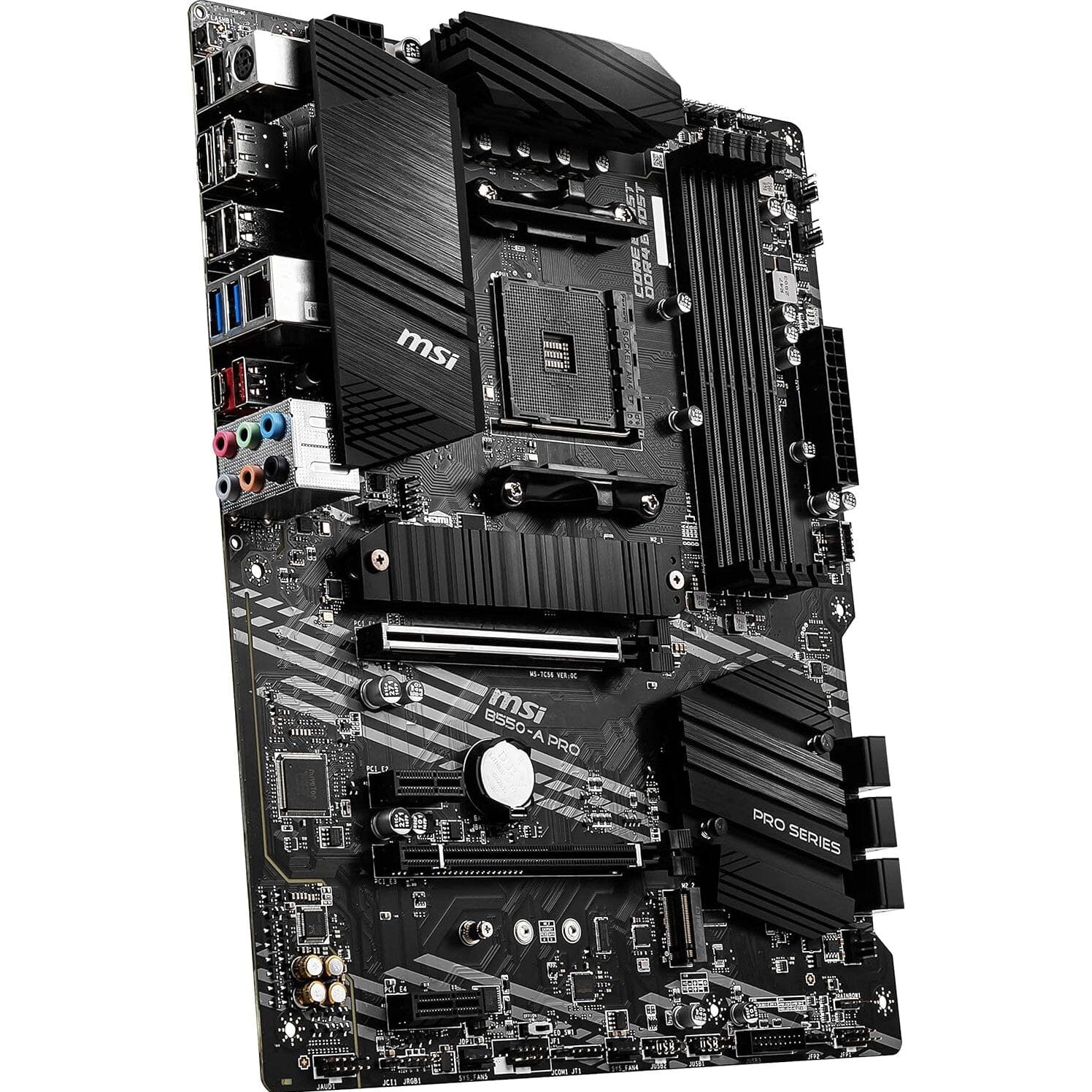 MSI B550-A PRO ProSeries Motherboard (AMD AM4, DDR4, PCIe 4.0, SATA 6Gb/s, M.2, USB 3.2 Gen 2, HDMI/DP, ATX) (Refurbished) Discount Cheapest