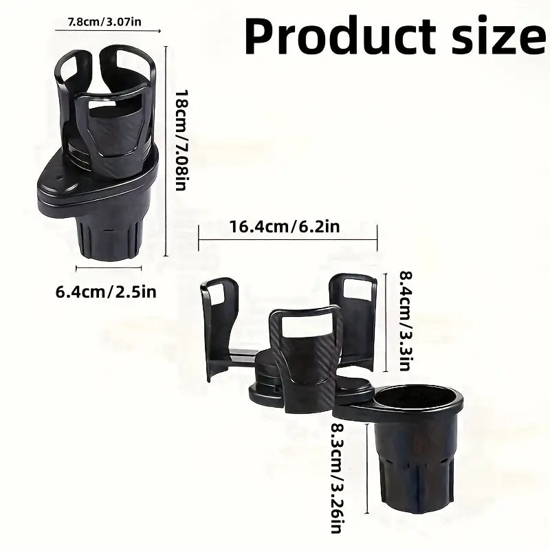 Car Adapter Adjustable Multifunctional Dual Cup Holder With Phone Holder Aromatherapy Organizer Official Site For Sale