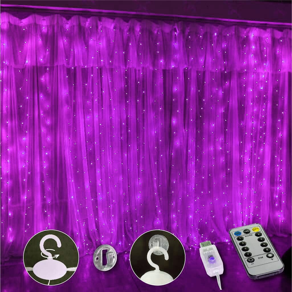 300 LED Curtain Fairy Lights For Sale Online