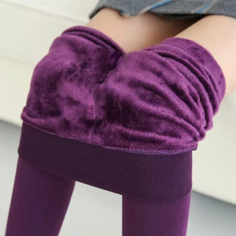 Women's Extra 220g Fleece Leggings High Waist Stretchy Warm Leggings (One Size) Buy Cheap Get Authentic