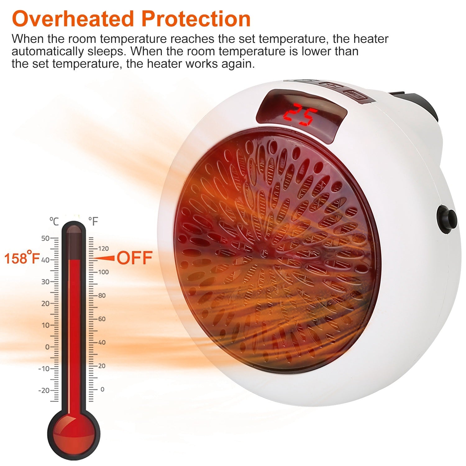 900W Portable Heater Fan with Remote Control Discounts Cheap Pice