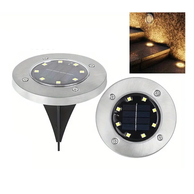 4-Pack: Waterproof Solar Garden Lights Online Online Cheap Online