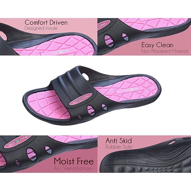 Roxoni Womens Summer Flip Flop Beach Open Toe Slide Sandals With Rubber Sole Sale Popular