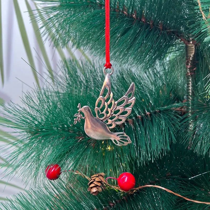 Festive Christmas Tree Pendant - Metal Hanging Ornament for Scene Decor Fast Delivery Sale Online