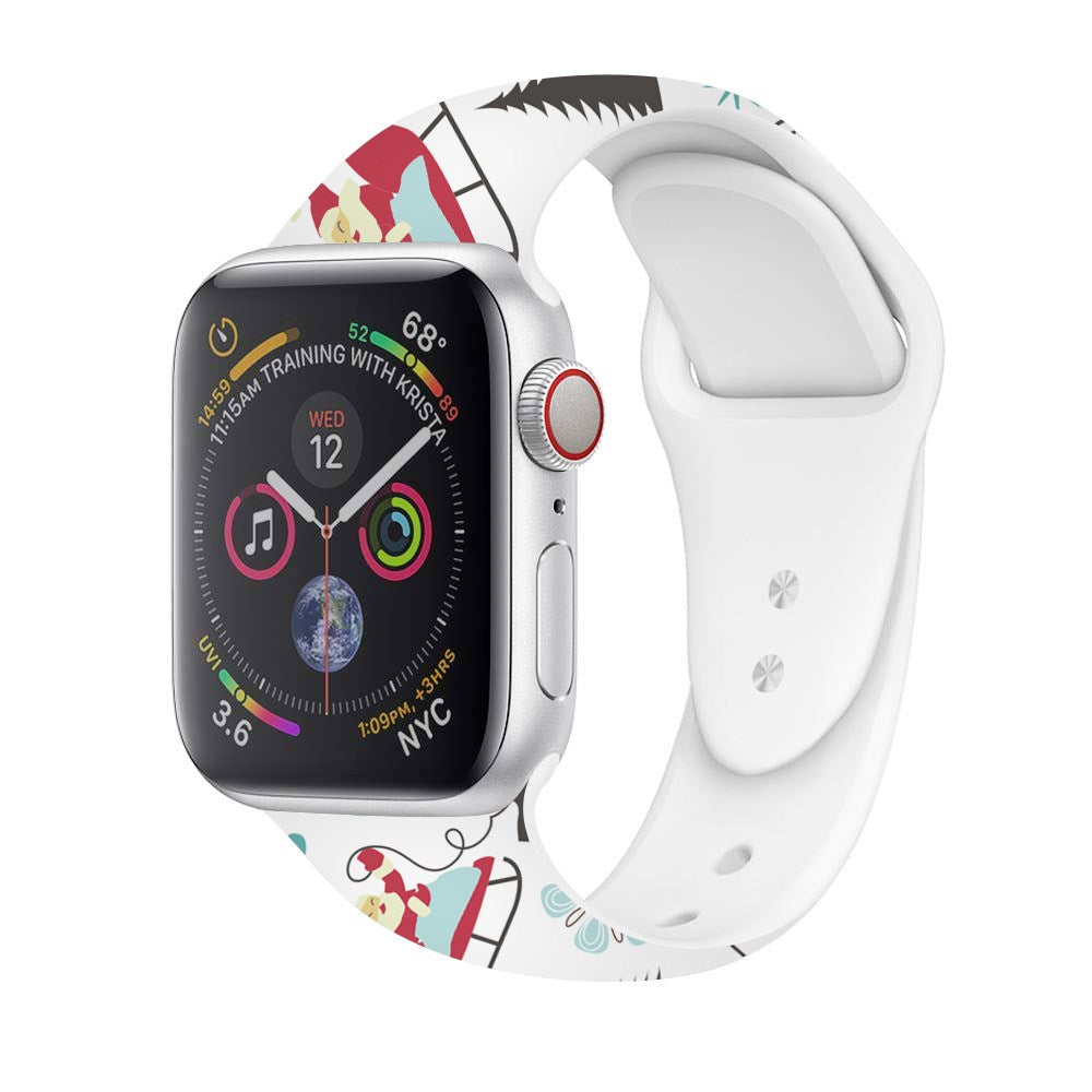 Christmas Silicone Apple Watch Bands Outlet Find Great