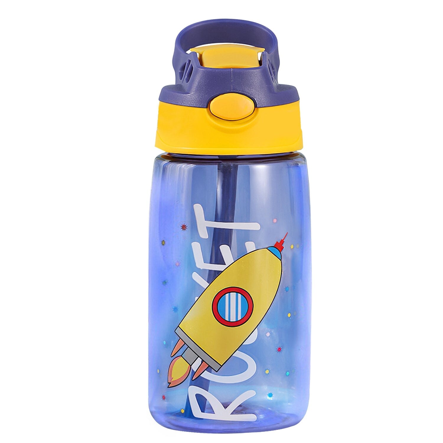 16.2oz Leak-proof Kids Water Bottle with Straw Push Button Genuine For Sale