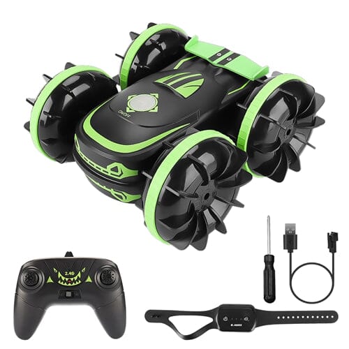 2-in-1 Amphibious RC Car Toy 4GHz 4WD Double-sided 360∞ Rotating Stunt Car Footlocker Pictures Cheap Online