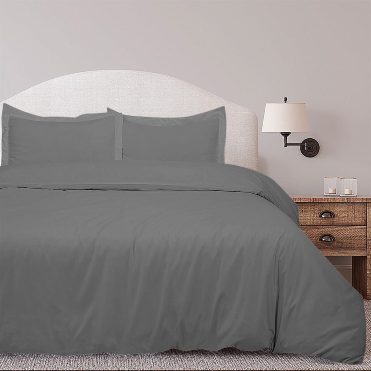 3-Piece Set: Royal Linens Double Brushed Full Duvet Covers With Zipper Closure Sale Outlet