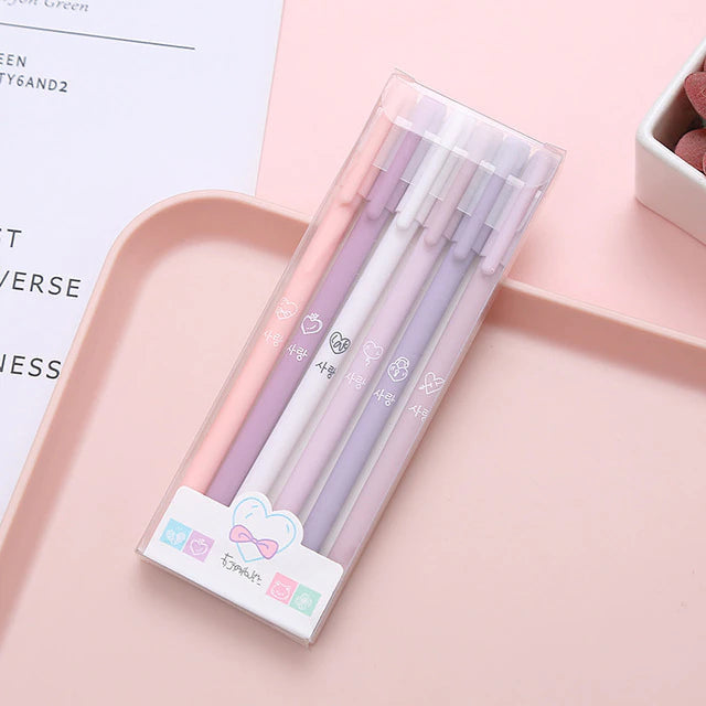 4-Pack: Morandi Color Gel Pen Kawaii Office School Student Stationery Supplies Outlet Websites