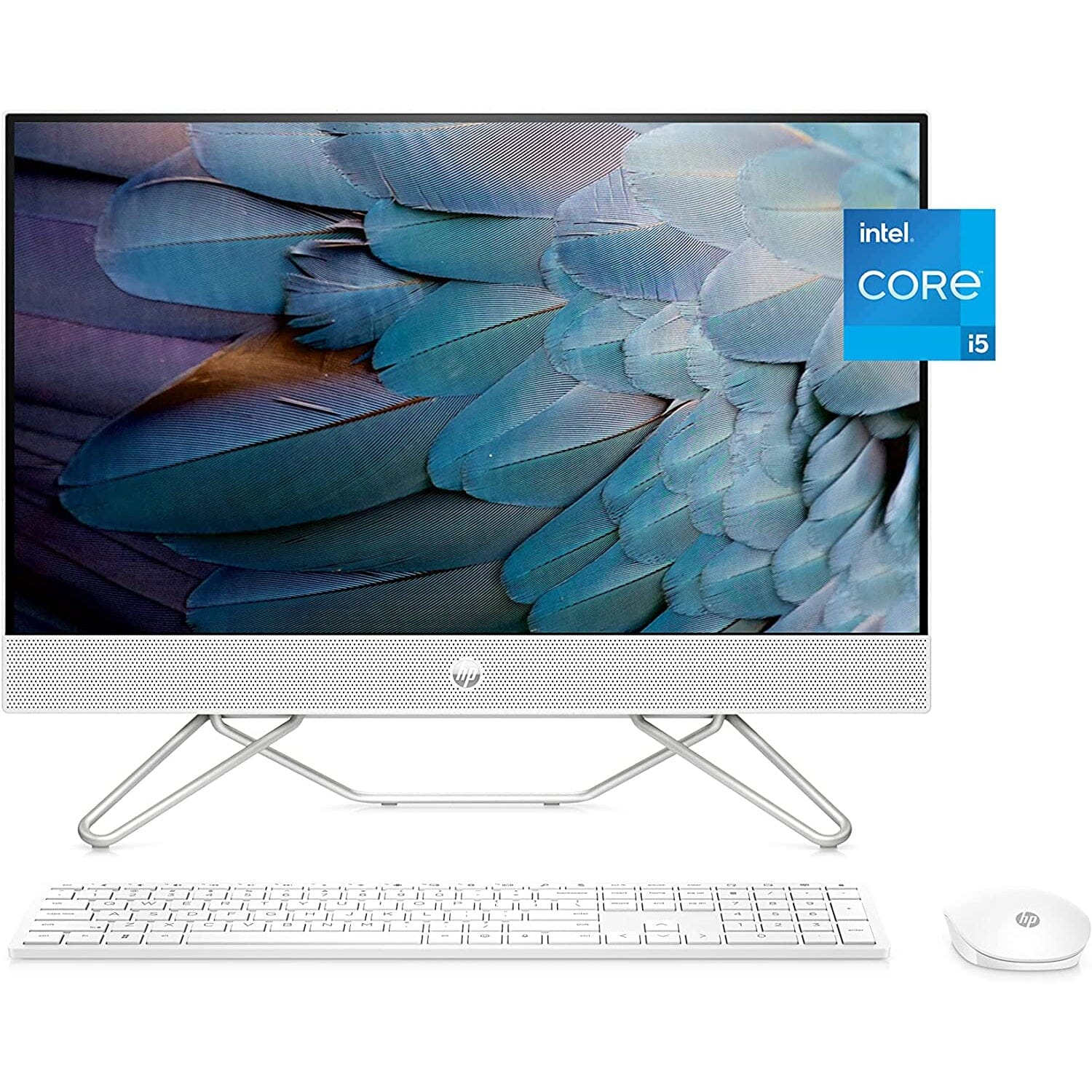 HP All-in-One Bundle PC, 23.8 FHD Touchscreen Display, Intel Core i5-1235U 8GB RAM 512GB SSD (Refurbished) Cheap Best Sale