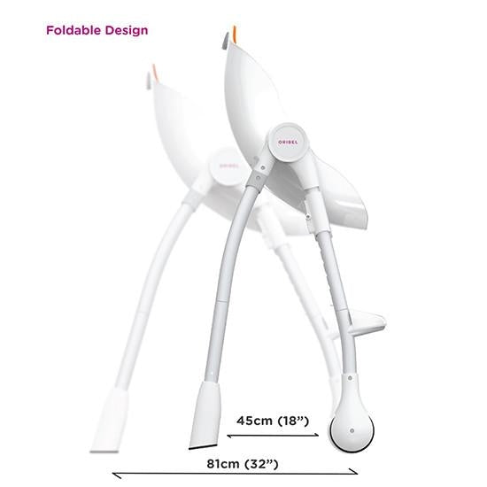 Oribel Cocoon High Chair. 3 Recline Option + Height Adjustable, Removable Tray (Refurbished) Cheap Nicekicks