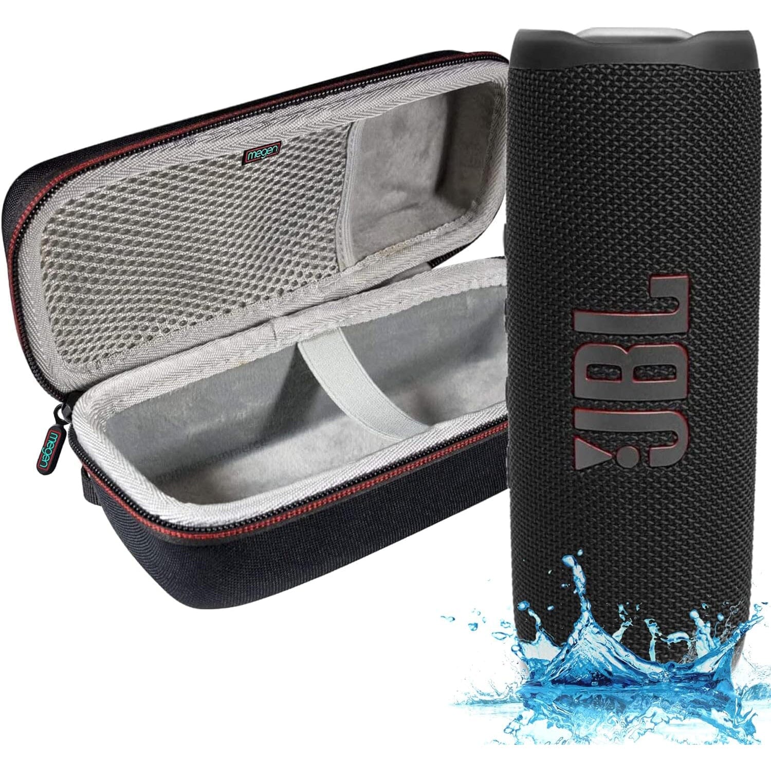 JBL Flip 6 - Waterproof Portable Bluetooth Speaker with Megen Hardshell Case The Cheapest