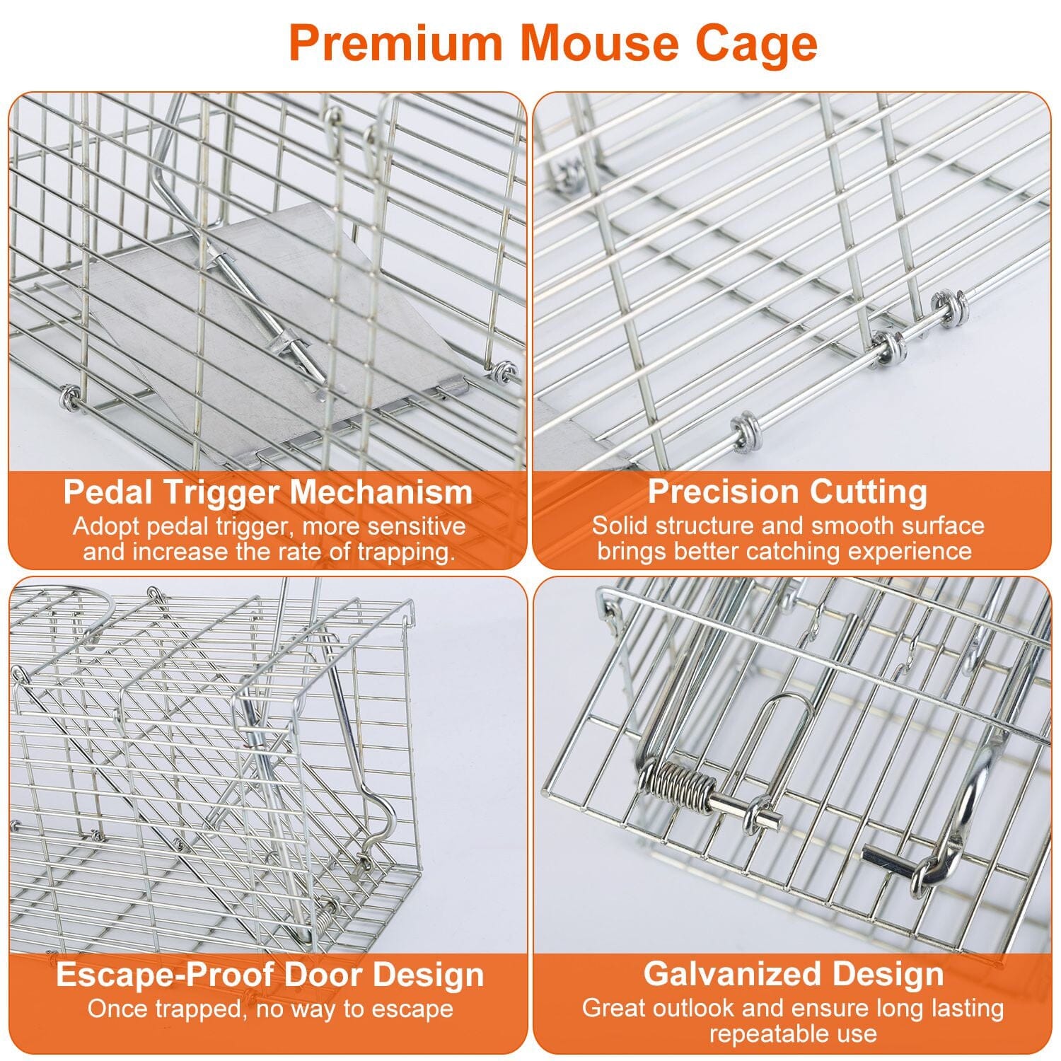 Foldable Rat Trap Cage Humane Live Rodent Trap Cage Original Online