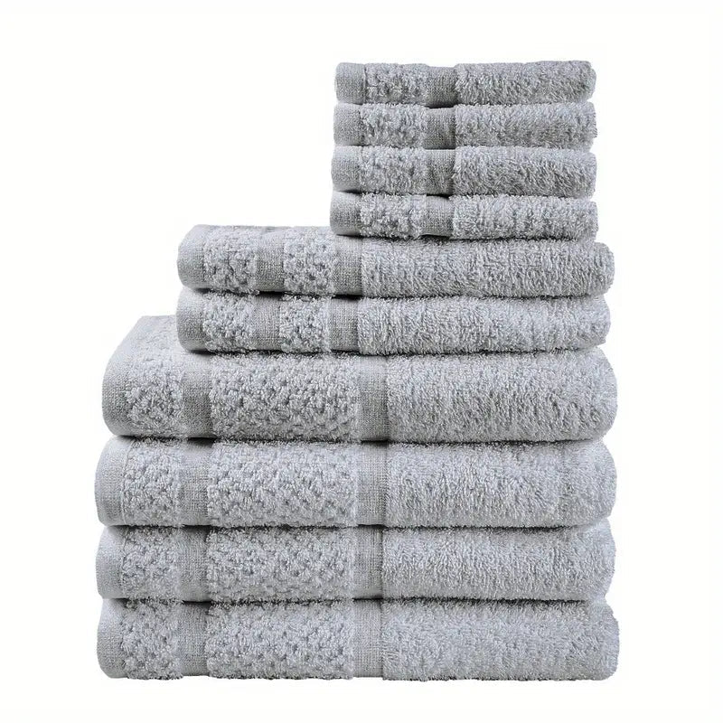 10-Piece: Towel Set with Upgraded Softness & Durability Free Shipping Inexpensive