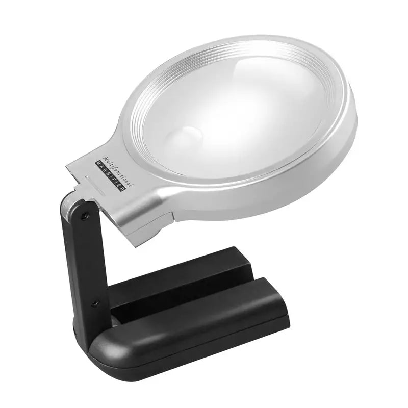 Desktop Handheld Magnifier Two-way Magnifying Mirror Foldable Discount Authentic