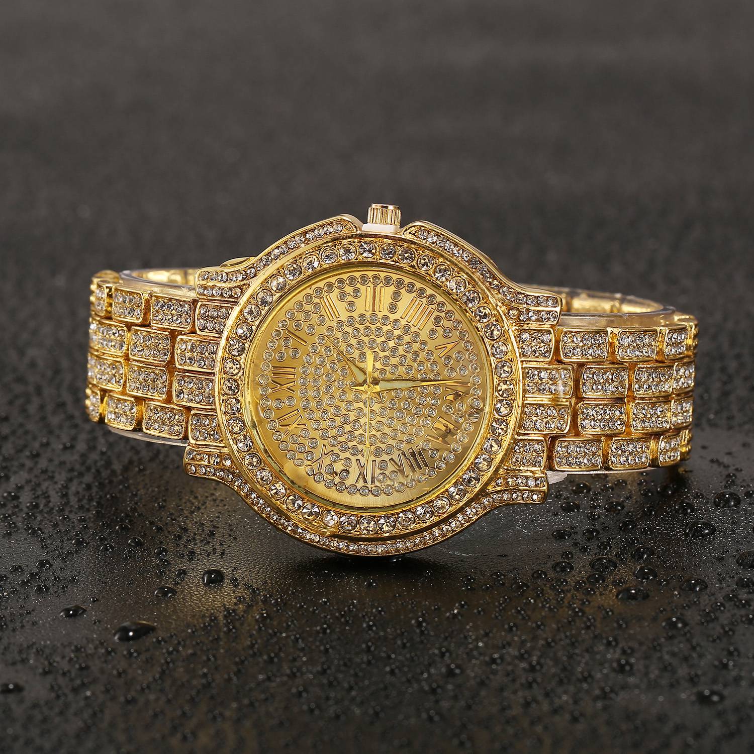 Luxury Crystal Rhinestone Quartz Watch Outlet 2025 New