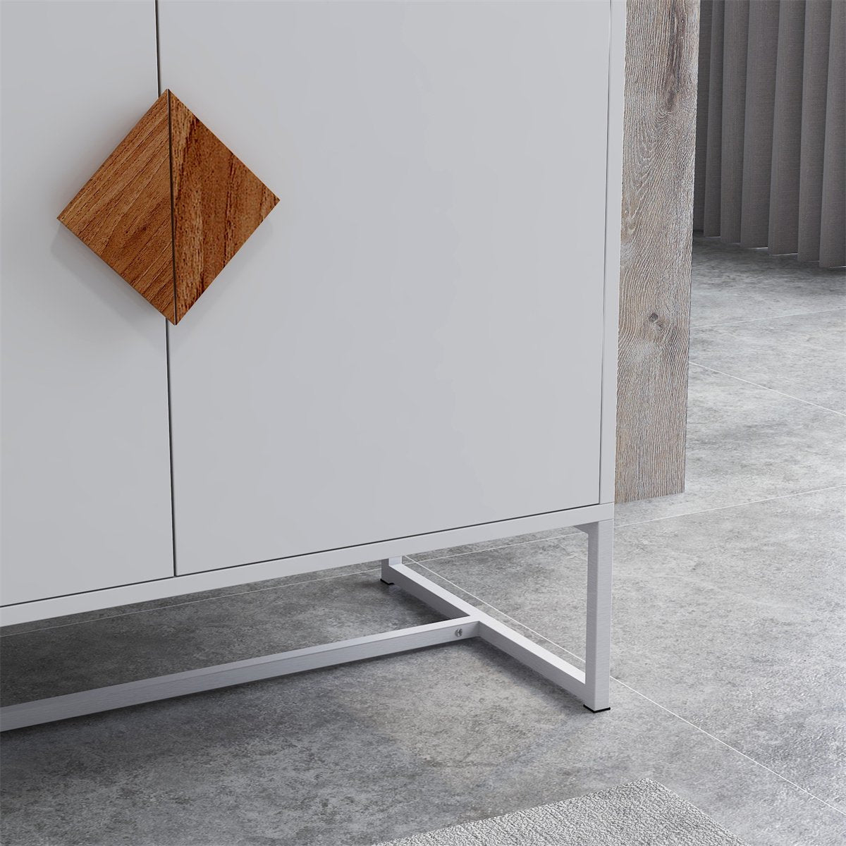 Storage Sideboard Cabinet White New Arrival For Sale