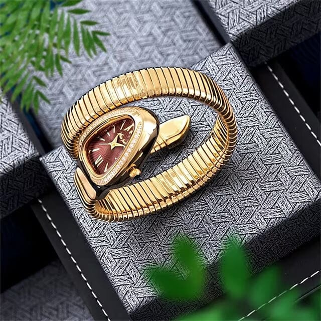 Women's Snake Shape Luxury Wrist Watch Amazon Footaction