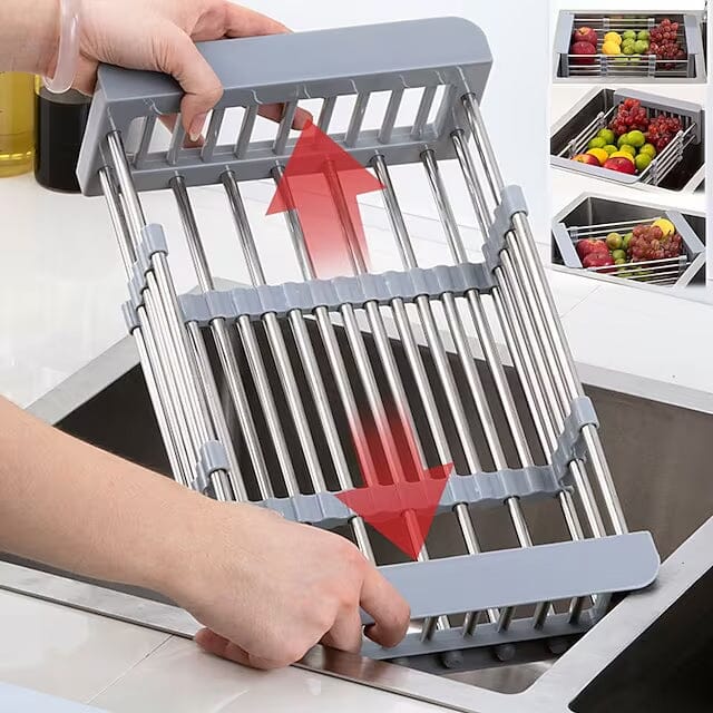 Stainless Steel Frame Drain Basket Telescopic Sink Frame Cheap Pice Low Shipping Fee