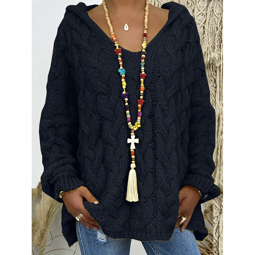 Women's Sweater Oversized Pullover Jumper Knitted Solid Color Buy Cheap Manchester Great Sale