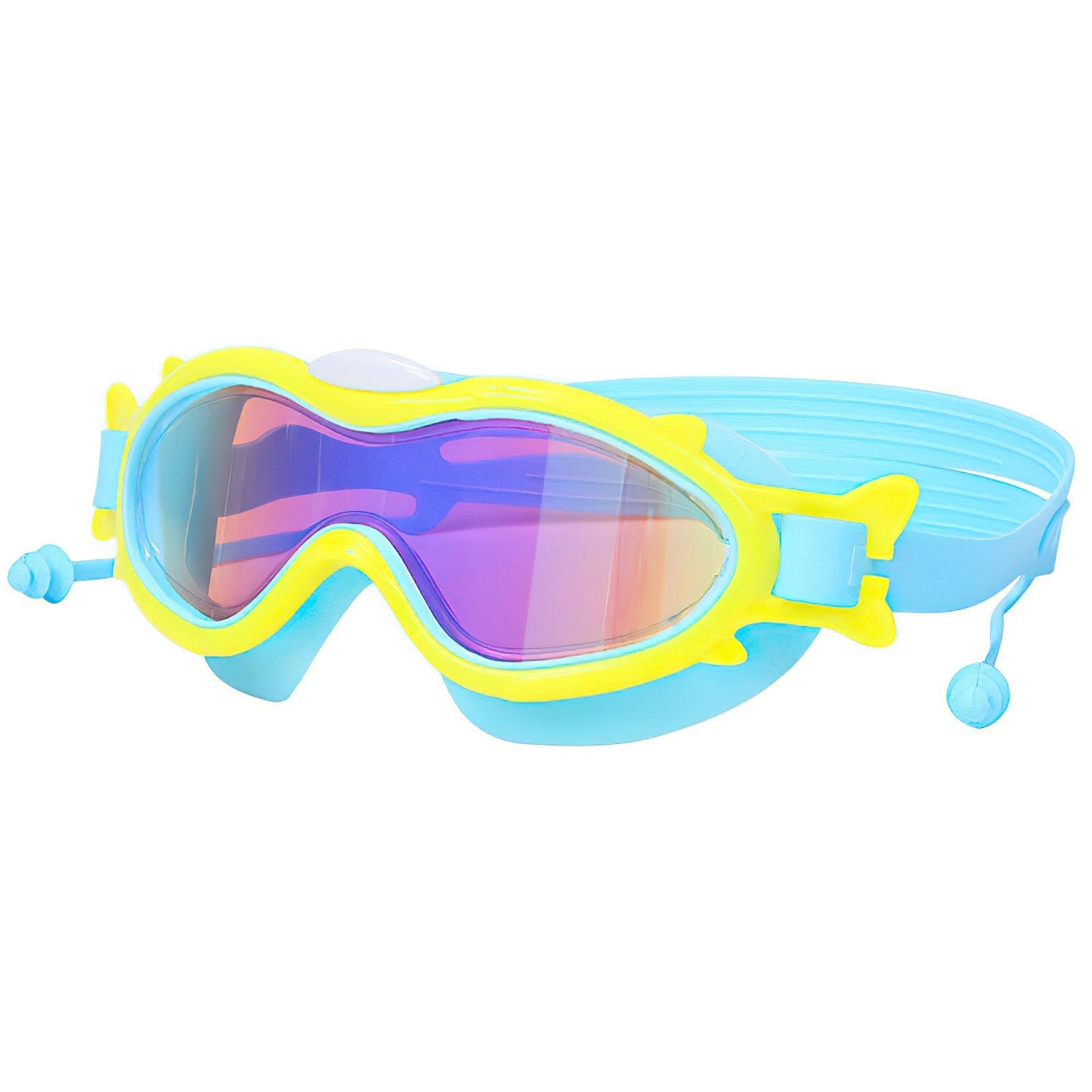 Kids Swim Goggles with Ear Plugs UV Protection Anti-Fog Leak Proof Outlet Affordable