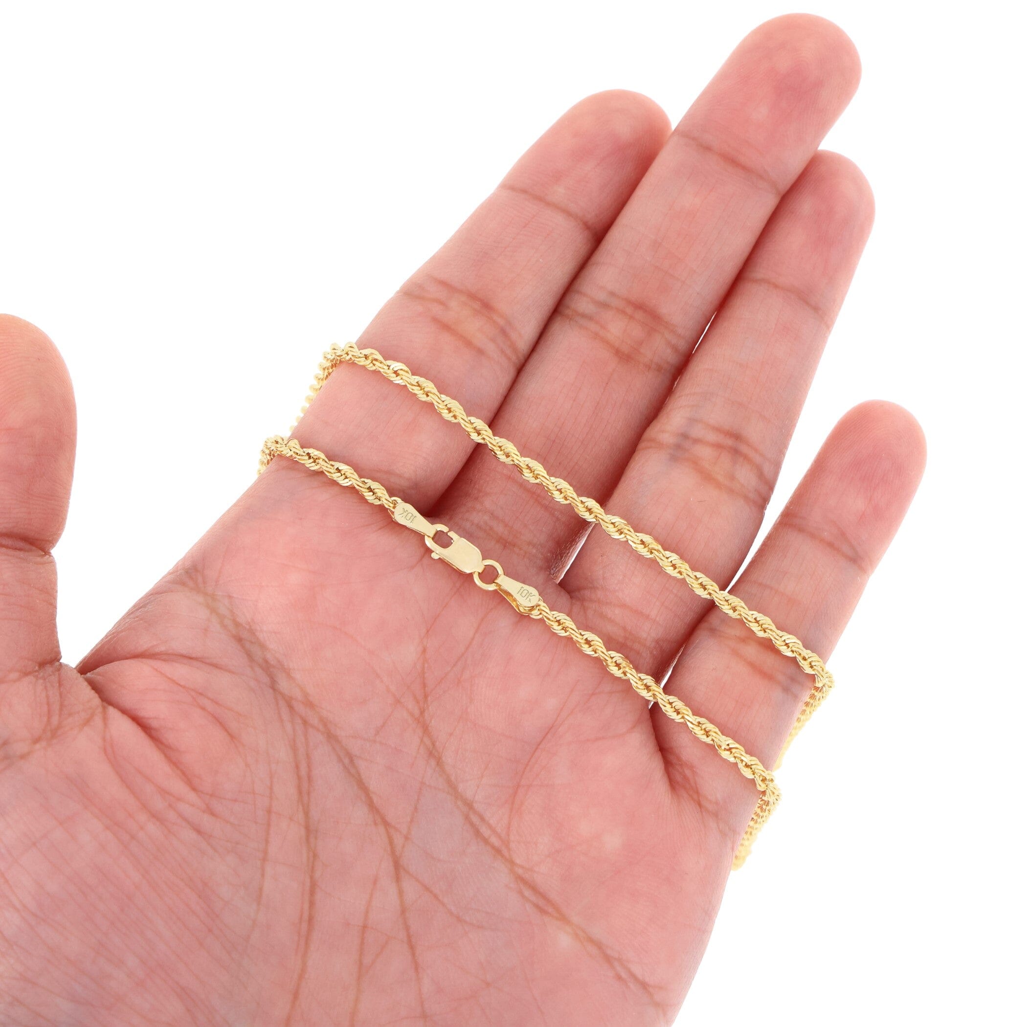 Rope Chain in Yellow Gold - 3mm From China Sale Online