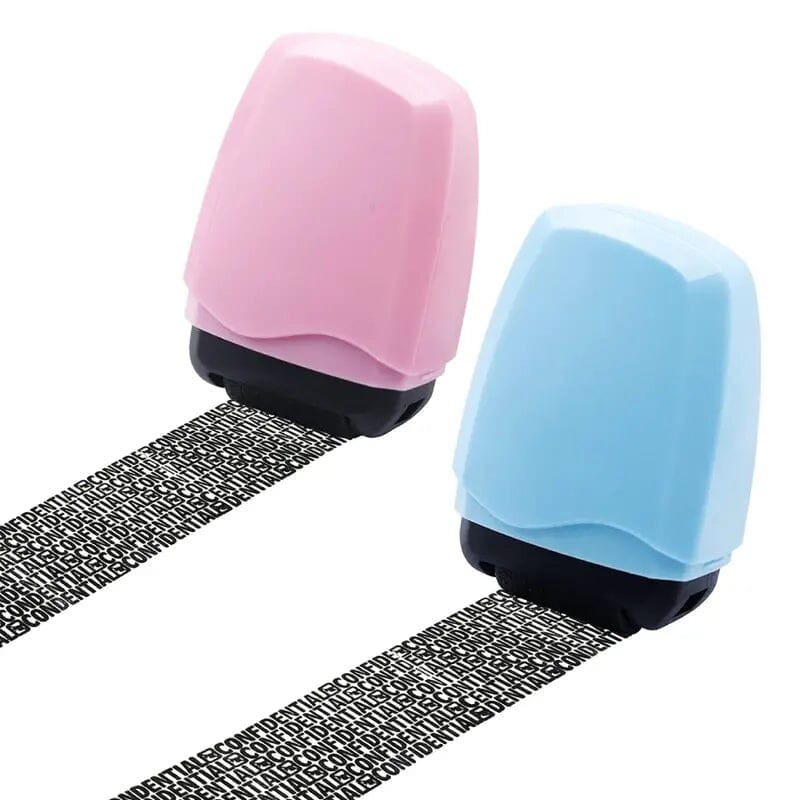 3-Pack: Identity Protection Roller Stamp With Credit Card Online