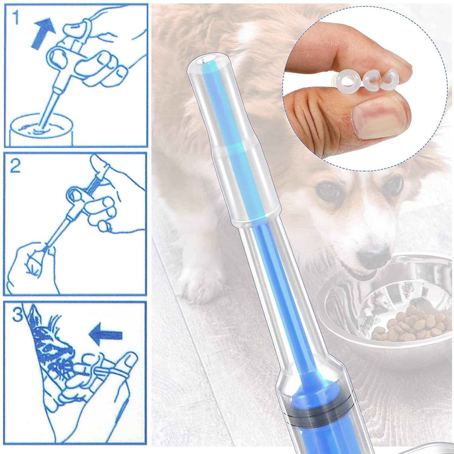 2-Piece: Pet Tablet Syringe Pusher High Quality For Sale