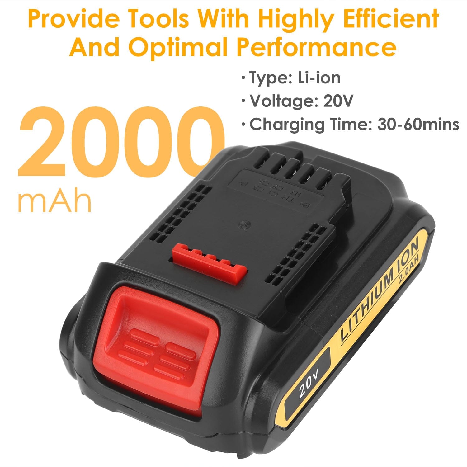 20V Replacement Battery Fit for Dewalt DCB Online Online Outlet Sale