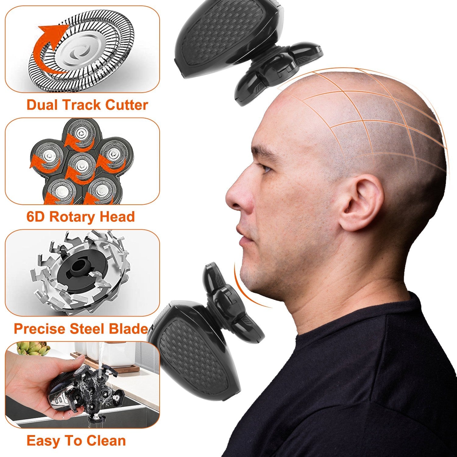 5-in-1 Electric Razor For Bald Men Discount Collections