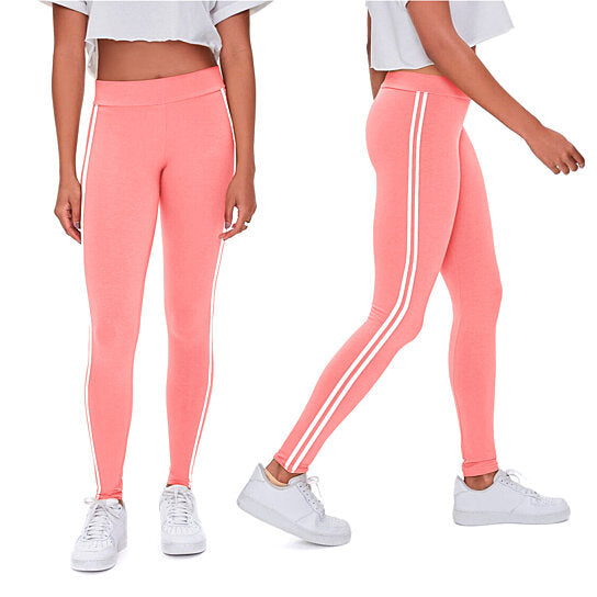 4-Pack: Women's Ultra-Soft Striped Yoga Leggings Discount Cheap Online