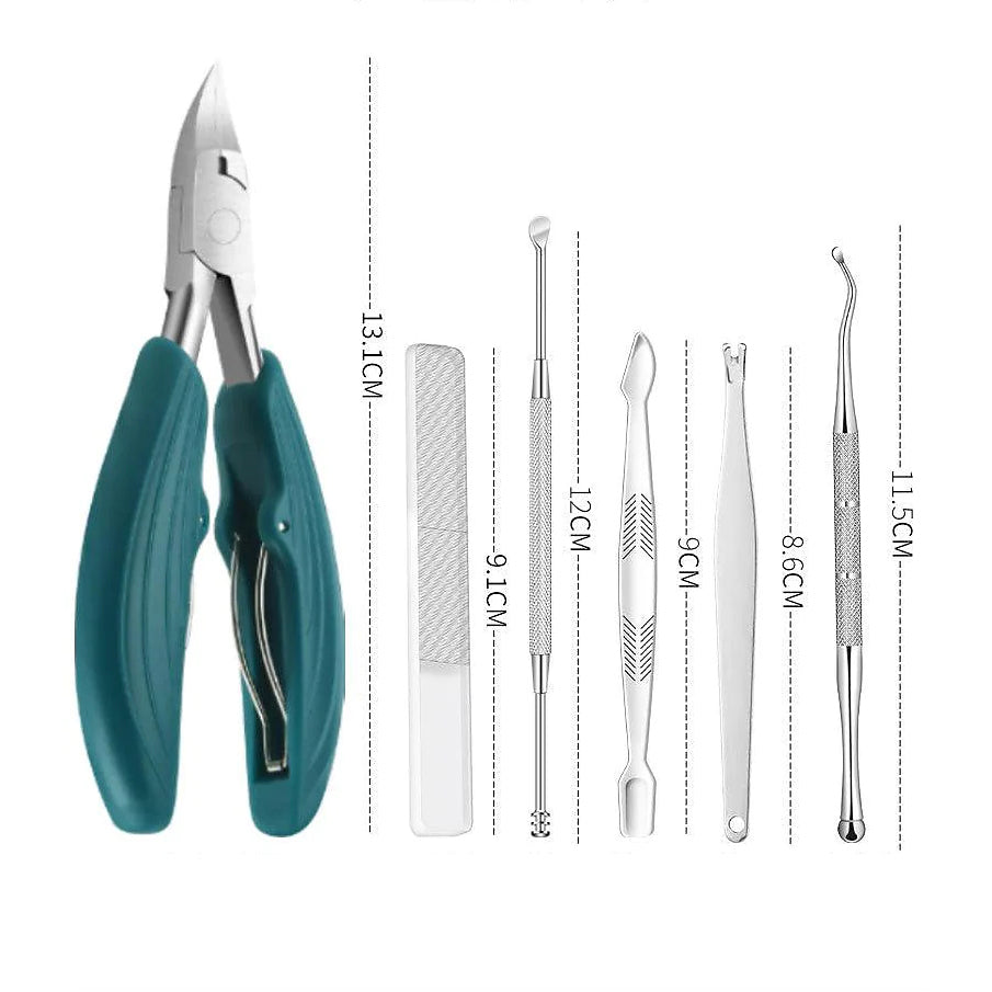 15-Piece: Nail Clipper Pedicure Set Buy Cheap 2025 Unisex