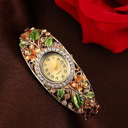 Women's Crystal Bracelet Wrist Watch Free Shipping For Sale