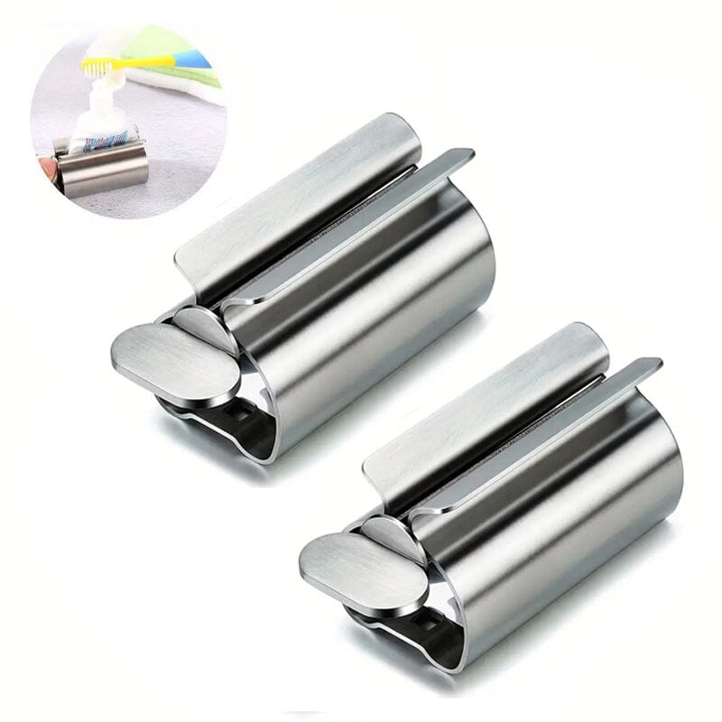 2-Pieces: Stainless Steel Toothpaste Squeezer Free Shipping Fast Delivery