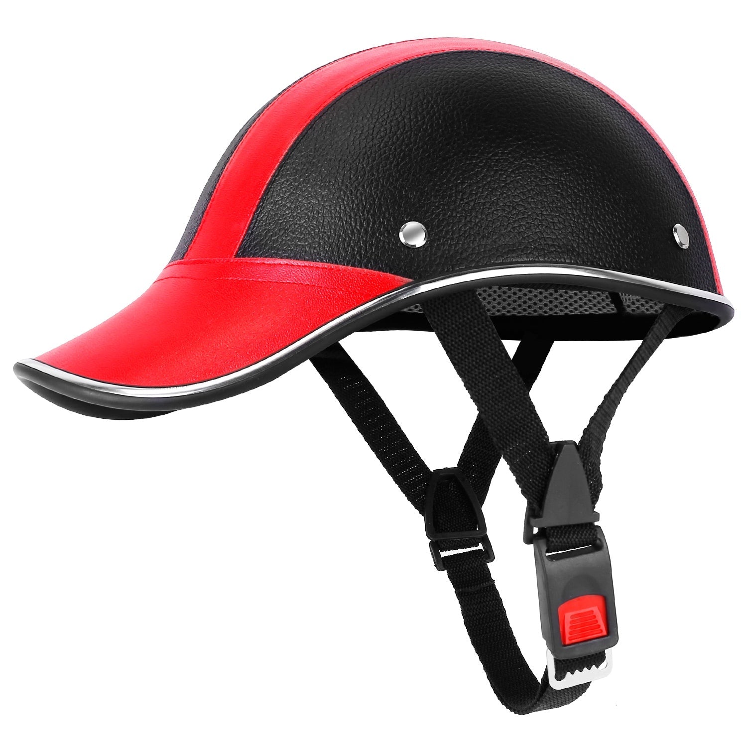 Baseball Cap Anti-UV Cycling Motorcycle Hat Leather Helmet Cost For Sale