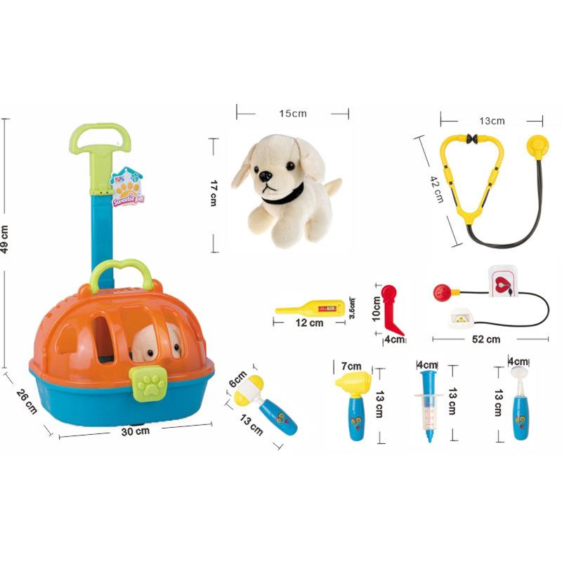 Interactive Vet Clinic and Cage Pretend Play for Kids Discount 2025 Unisex