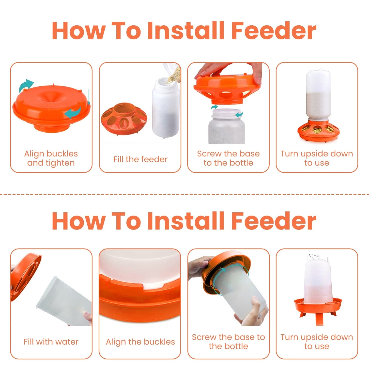 1.5L Chicken Feeder Adjustable Height Waterer Set Buy Cheap Footlocker Pictures