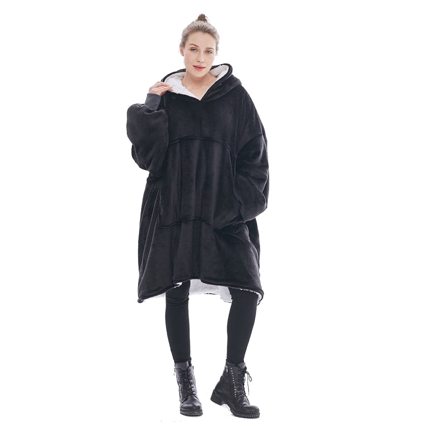 Unisex Oversized Sherpa Wearable Blanket Free Shipping With Paypal