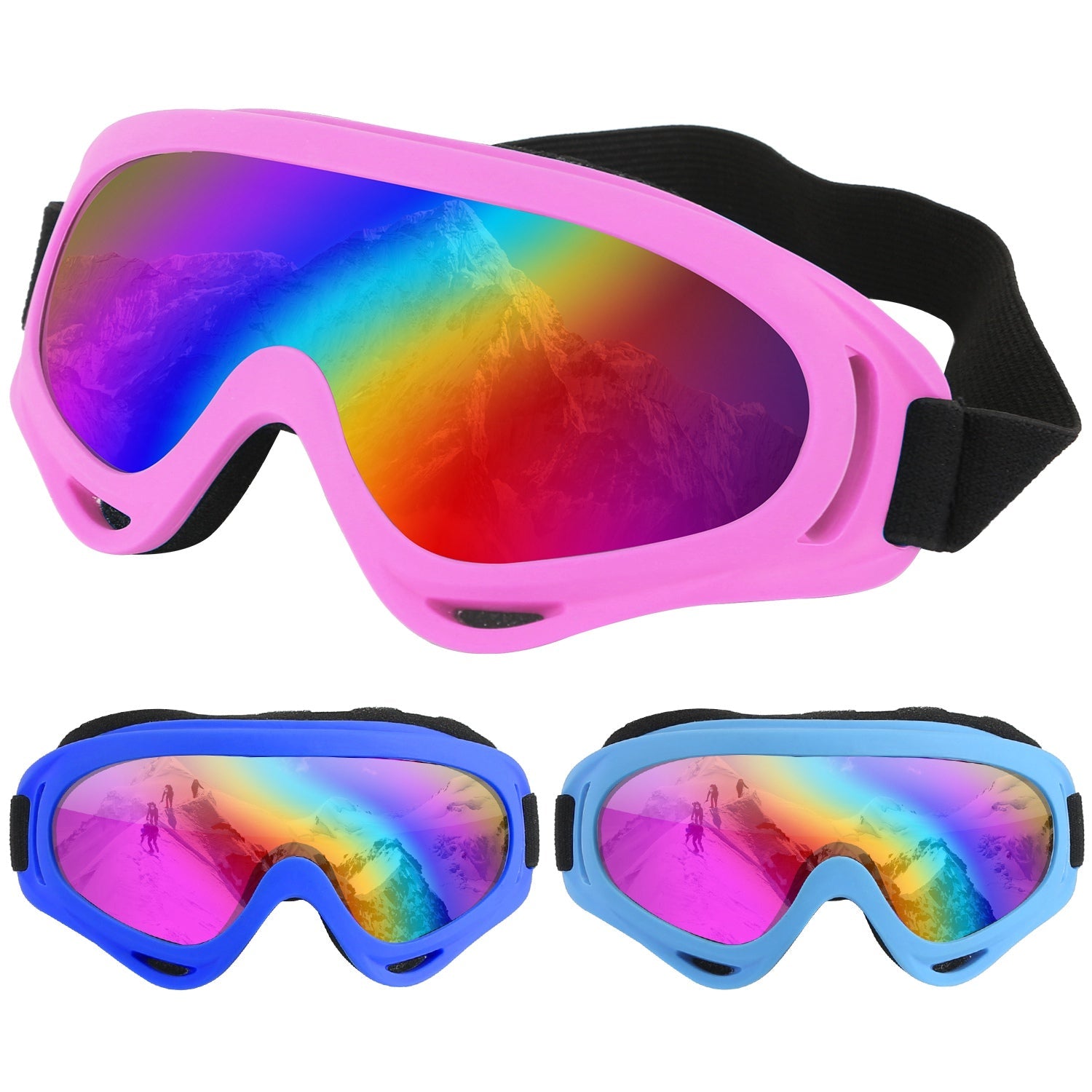 3-Pack: Winter Sports Goggles for Kids and Adults Official Site