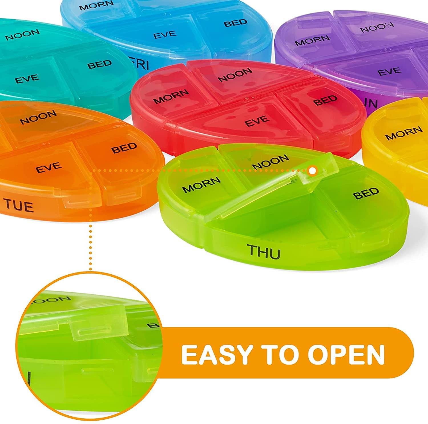 2-Pack: Weekly Pill Organizer 4 Times-A-Day Buy Cheap Footlocker Finishline